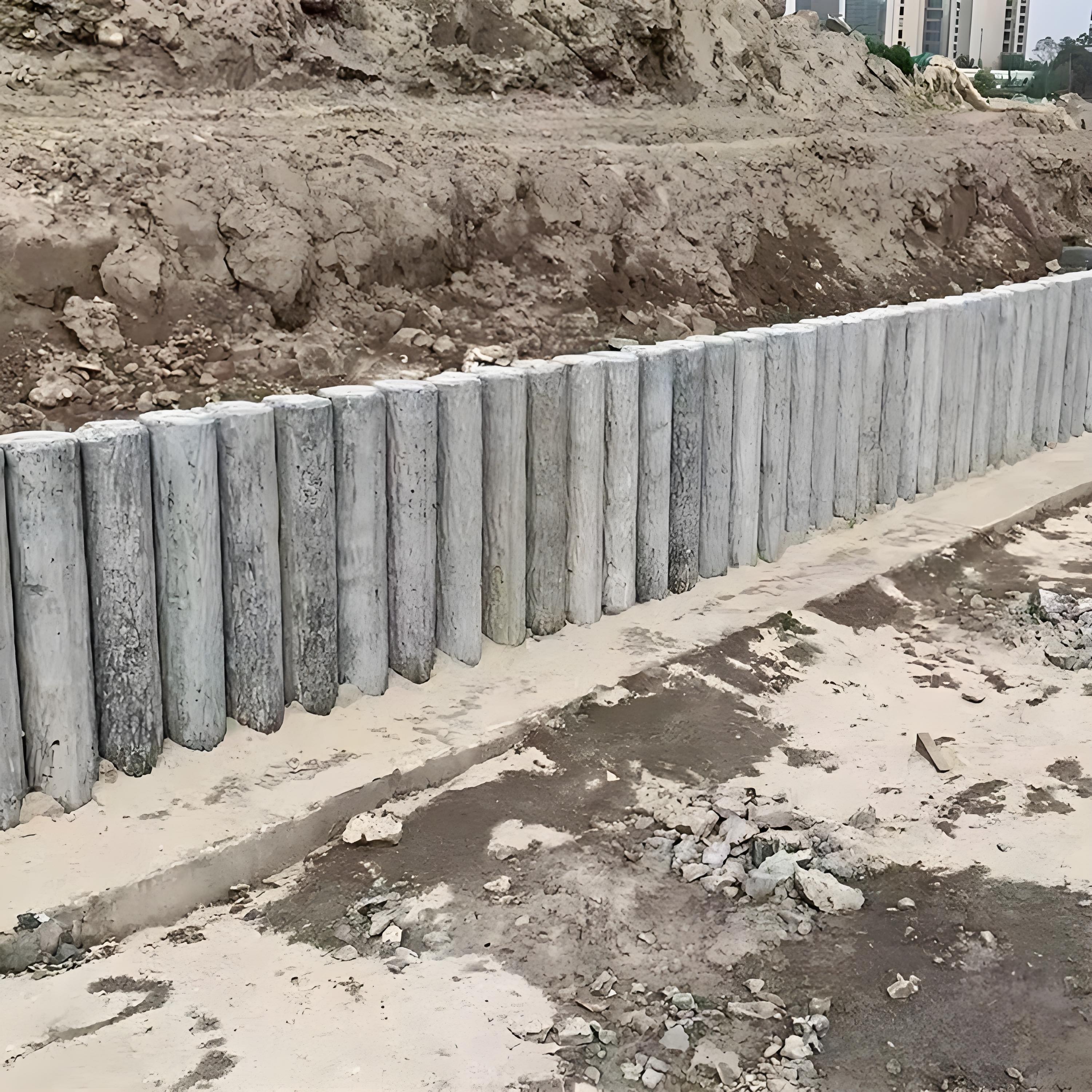 水泥樁批發(fā)廠家泓樺錦嘉 - 打水泥樁的樁間距最小可以是多少？?